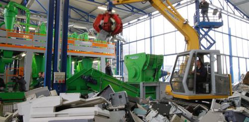 Установка по переработке WEEE электронного лома алюминиядля отделения меди от металлов