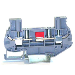 Клеммная колодка 43TS600, монтируемая на DIN-рейку, винтовое соединение, проверка и отключениесерый