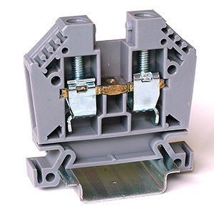 Клеммная колодка для монтажа на DIN-рейке серии 43402винтовые соединения проходныеIEC