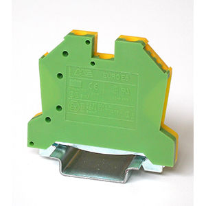 Клеммная колодка для монтажа на DIN-рейку серии 43450винтовые соединениязаземлениеIEC
