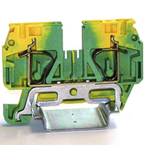 Клеммная колодка на DIN-рейку 42454безвинтоваяпружинапластик