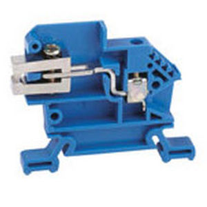 Клеммный блок 43435, монтируемый на DIN-рейку, винтовое соединение шины, проверка и отсоединение