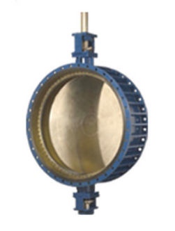 Поворотный затвор серии 7100 с маховиком и запорным механизмом