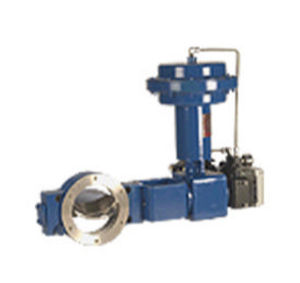 Поворотный затвор серии 7400 с маховиком и запорным механизмом