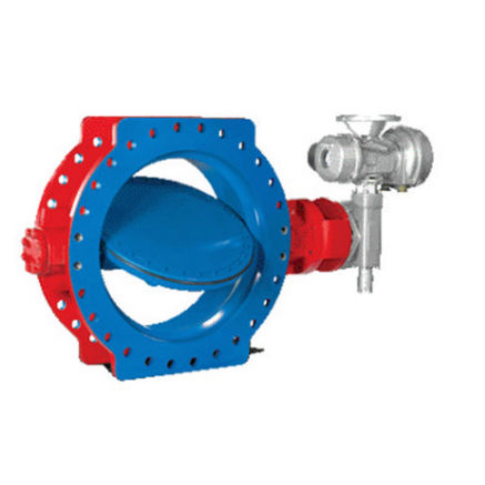 Поворотный затвор серии 7500 с маховиком и запорным механизмом