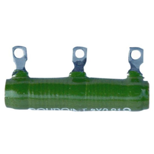 Резистор стеклокерамический серии RCA, силовой с проволочной обмоткой, с монтажным кронштейном