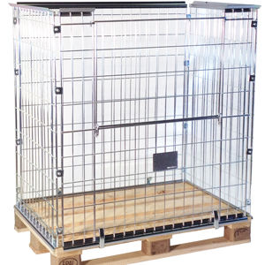 Складной бортик для поддонов PA120812.1K12Экономия металлического пространстваПроволочная сетка