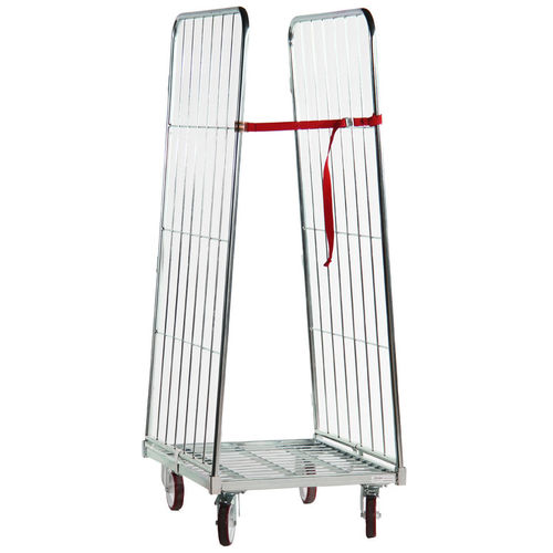 Multipurpose roll container MR 0608-2Swire mesh2-panel