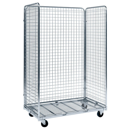 Multipurpose roll container MR1107-3S-50wire meshshelf3-panel