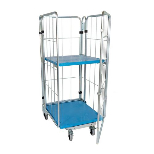 Контейнер на роликах с блокировкой MRNE7281.16BL-4SУниверсальная полка из проволочной сетки