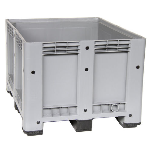 Ящик для поддонов из ПЭВП 1091C.300.554для штабелирования сыпучих материалов с крышкойдля тяжелых грузов