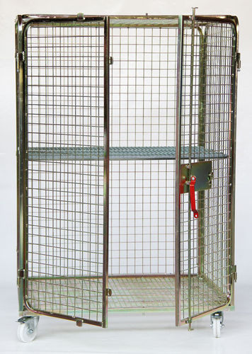 Полка рулонная контейнерная SRCE1208.18BI-SI4-панельная проволочная сетка противоугонная