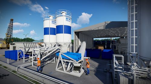 Рабочая станция по переработке мусора в контейнеремобильная