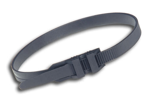 Полимерная кабельная стяжка серии CCI, устойчивая к УФ-излучению, химическая стойкость, рифленая снаружи