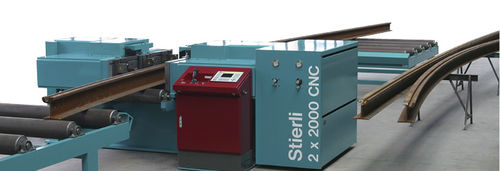 Гидравлический гибочный станок 2200 ЧПУ - Рельсовый профильгоризонтальныйавтоматический
