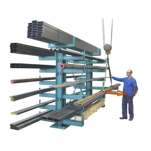 Консольный стеллаж для длинномерных предметовкомпактныйдвусторонний