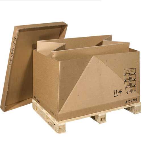 Картонная паллетная коробка PAK.z99складнаяштабелируемаягофрокартонная