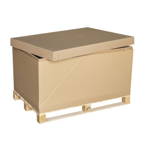 Ящик картонный поддонный KLN.b80транспортныйдля тяжелых грузов