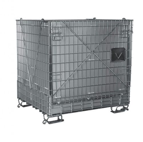 Steel pallet box SPN.b80.FCwire mesh