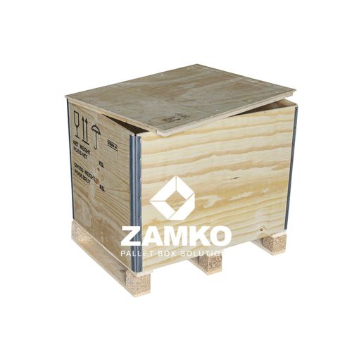 Wood crate HUN.e80transportwith lidreusable