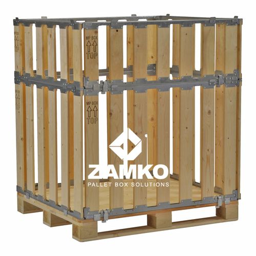 Деревянный паллетный ящик MPB.b120для храненияскладноймногоразовый