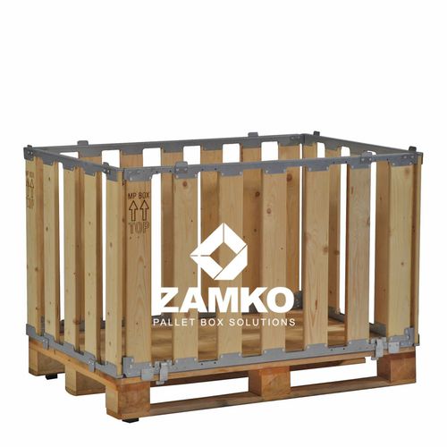 Деревянный паллетный ящик MPB.e70транспортныйскладной