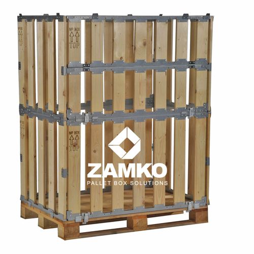 Деревянный поддонный ящик MPB.e140.Fхранениескладноймногоразовый