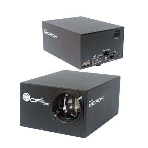 Spark optical emission video camera DayCor micROM HDfor UAVsmonitoringdetection