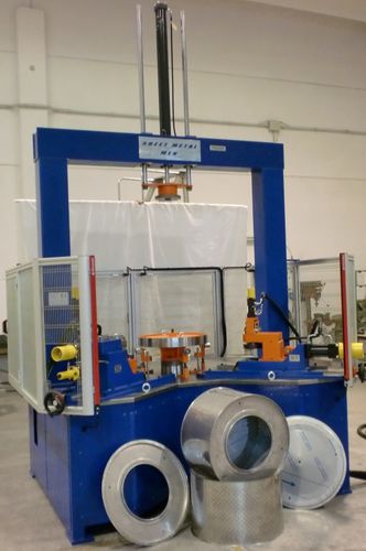 Автоматическая кромкообрезная машина СММ-1600моторизованно-гидравлическаядля круглых деталей