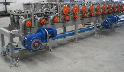 Линия формирования стеллажей с автоматической резкой и перфорацией