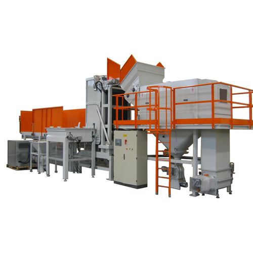 Powder bag unloader SVR seriesfor bulk materialsautomaticwith depalletizer