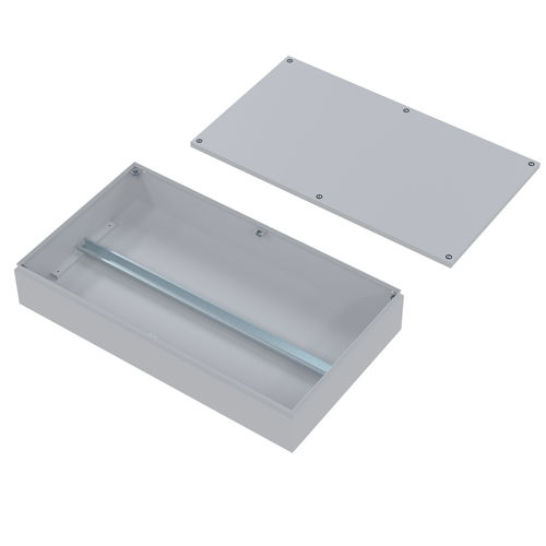 Распределительная коробка на DIN-рейку 2408-1515-80-37IP66листовая сталь inox