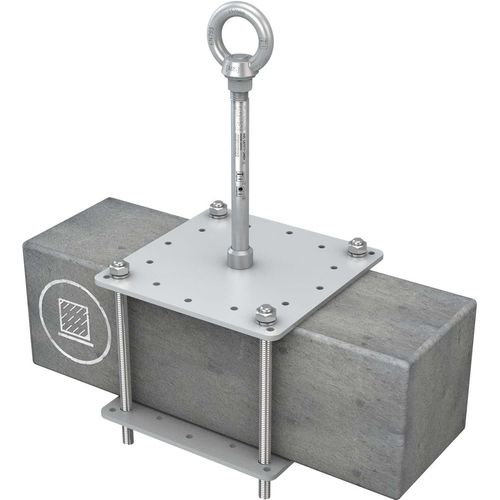 Анкер для защиты от падения из нержавеющей стали ABS-Lock X-Klemmconcrete