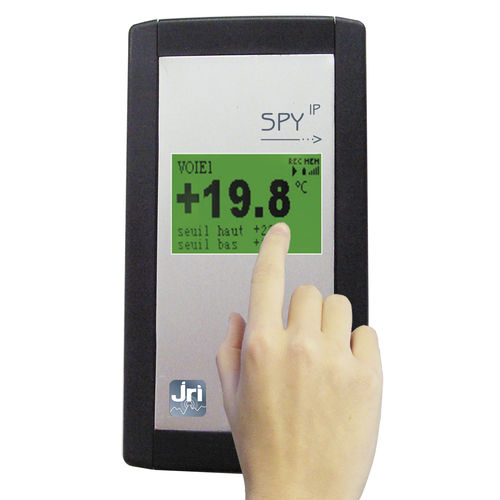 Регистратор данных температуры SPY IPhumidityEthernetс экраном