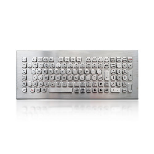 Клавиатура настольная K-TEK-A360KP-FN-DWPс клавишей Fn102-клавишнаябез манипулятора