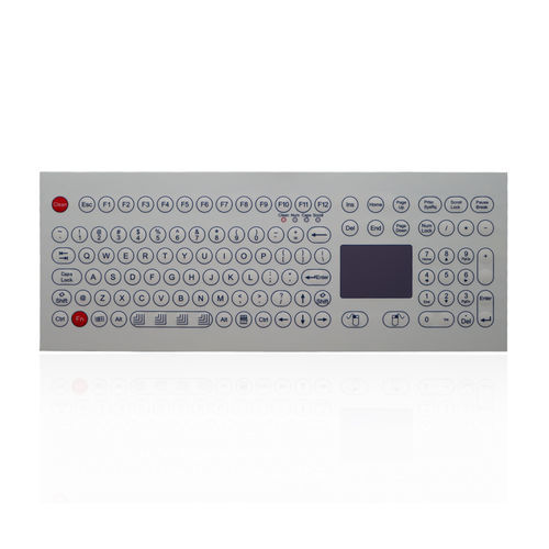 Клавиатура IP65 K-TEK-D410TP-KP-FNкрепление на панелис клавишей Fnс 2 клавишами мыши