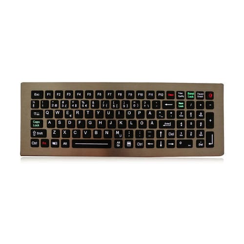 Клавиатура настольная K-TEK-M344KP-FN-BL-ML-EMC-DT-DWPс клавишей Fn100-клавишнаябез манипулятора