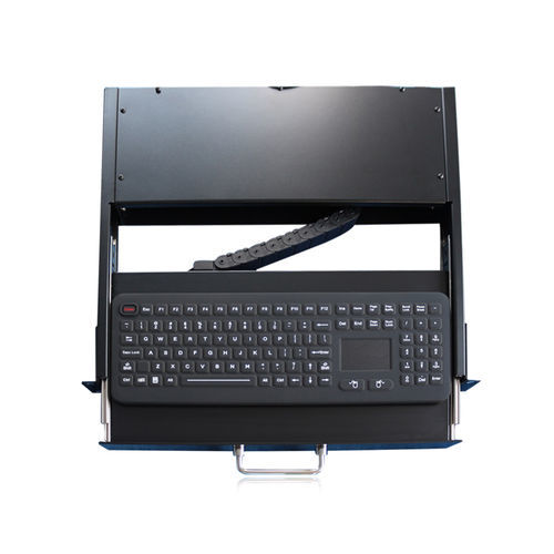 Клавиатура для выдвижной стойки K-TEK-M399TP-KP-FN-V01с механическими клавишамис клавишей Fnс 2 клавишами мыши