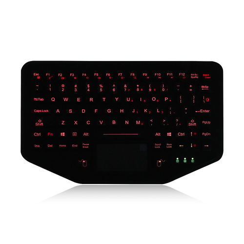 Настольная клавиатура K-TEK-M284TP-FN-BL-MS-IL-FDTс механическими клавишамис клавишей Fnс 2 клавишами мыши