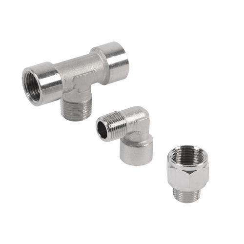 Стандартный фитинг B200 для сжатого воздуха с резьбой в локте