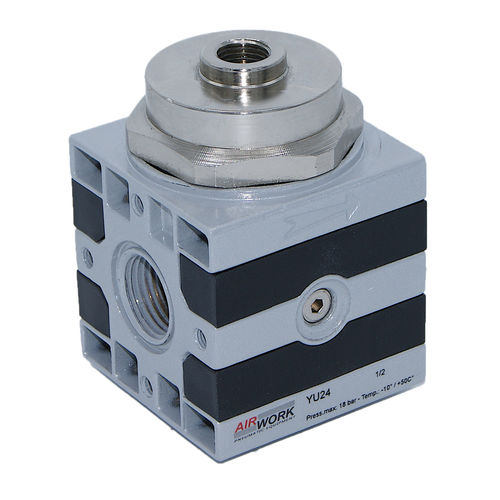 Регулятор противодавления воздуха YUПромышленный с пилотным управлением