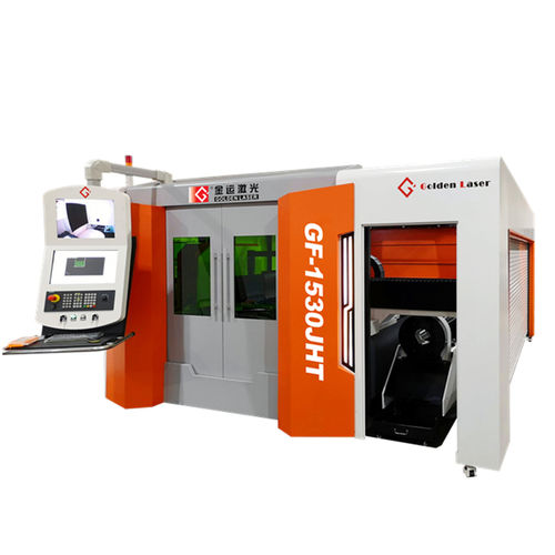 Станок для волоконной лазерной резки GF-1530JHT для листового металла и трубок