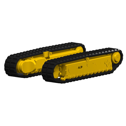 Tracked undercarriage G0,9 series