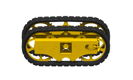 Tracked undercarriage towable