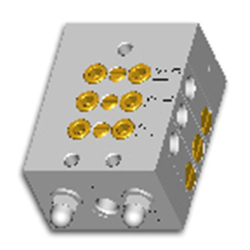 Модульный прогрессивный питательСмазка серии SXOдля централизованных систем смазкиалюминий