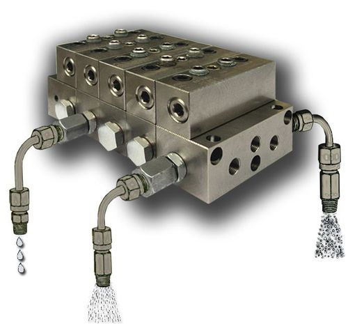 Централизованная система смазки прогрессивного питателя SMX