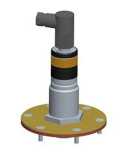 Лазерный датчик уровня твердых веществдля резервуаров-хранилищ