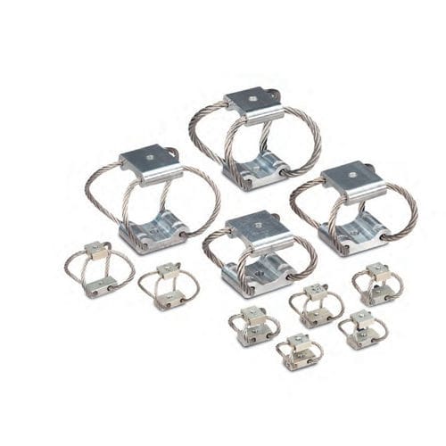 Квадратное антивибрационное крепление серии CRметаллический тросовый изолятор