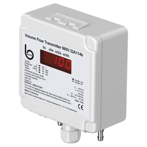 Датчик перепада давления серии 985, пьезорезистивный, 4–20 мА, 0–10 В.