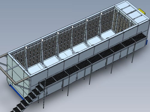 Ультразвуковая очистительная машина серии CCMпромышленнаядля крупных деталей из нержавеющей стали